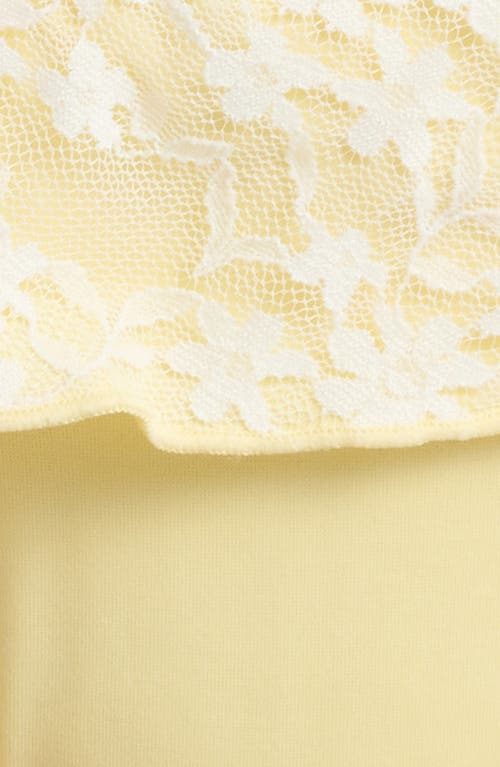 Pacsun Annalise Lace Ruffle High Leg Bikini Bottoms