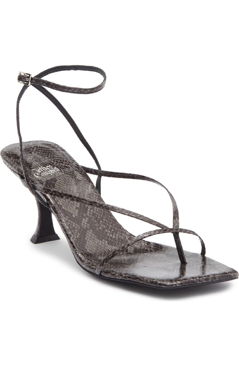 Jeffrey Campbell Fluxx Sandal, Main, color, Grey Black Python