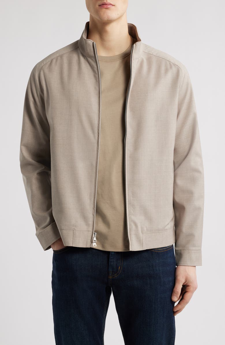 Peter Millar Crown Crafted Excursionist Lite Water Resistant Bomber Jacket, Main, color, 