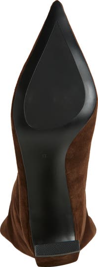 Pinpoint Pointed Toe Knee High Boot