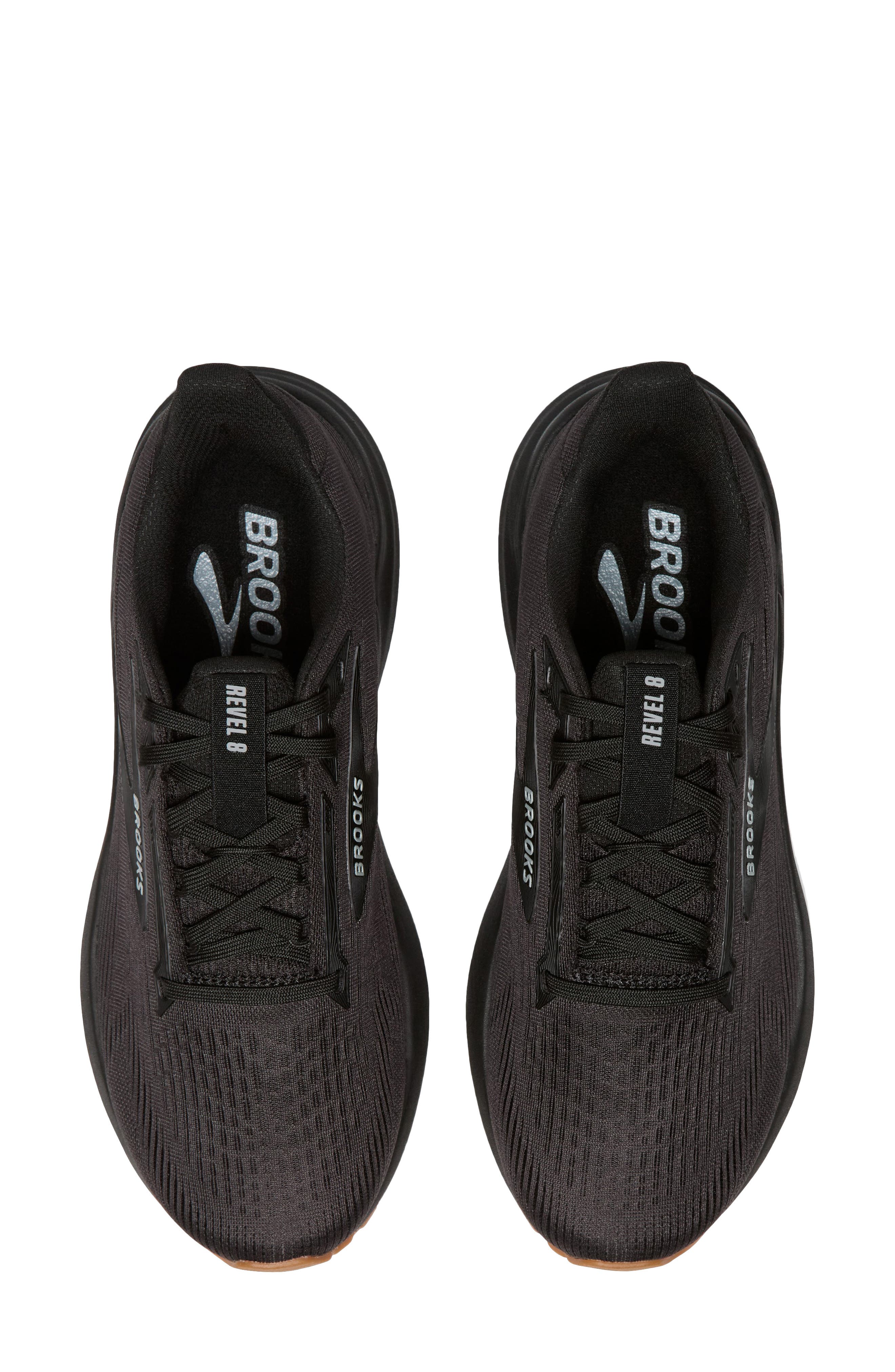 Brooks Revel 8 Running Shoe, Alternate, color, Black/ Black