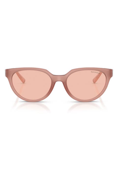 55mm Gradient Cat Eye Sunglasses