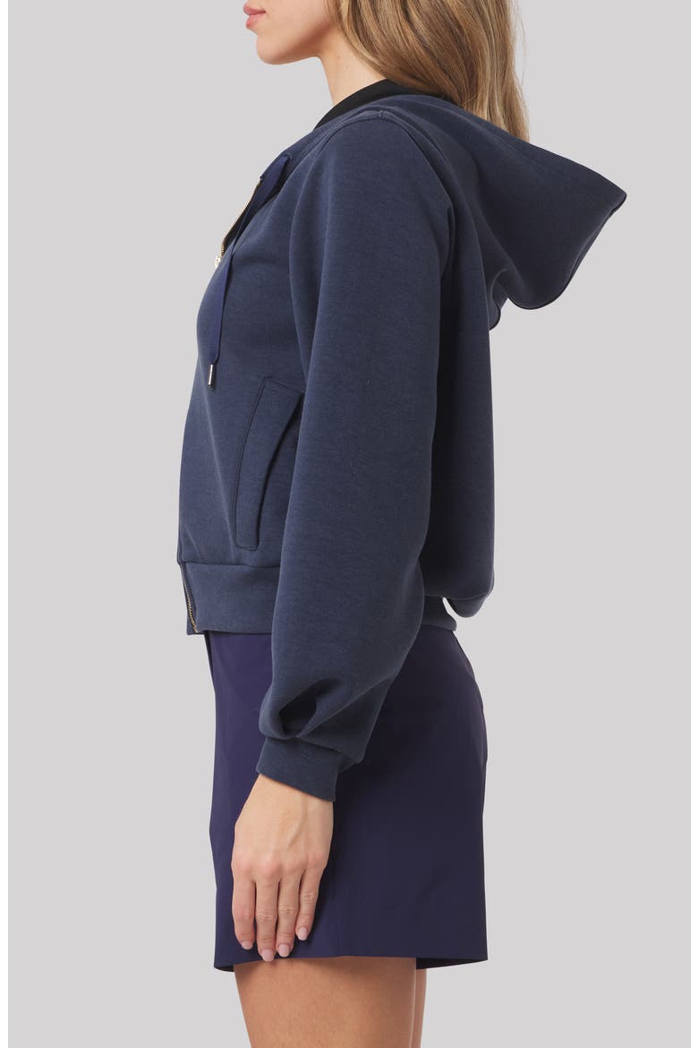 Molly Lightweight Performance Full Zip Hoodie, Alternate, color, LEGACY NAVY BLUE