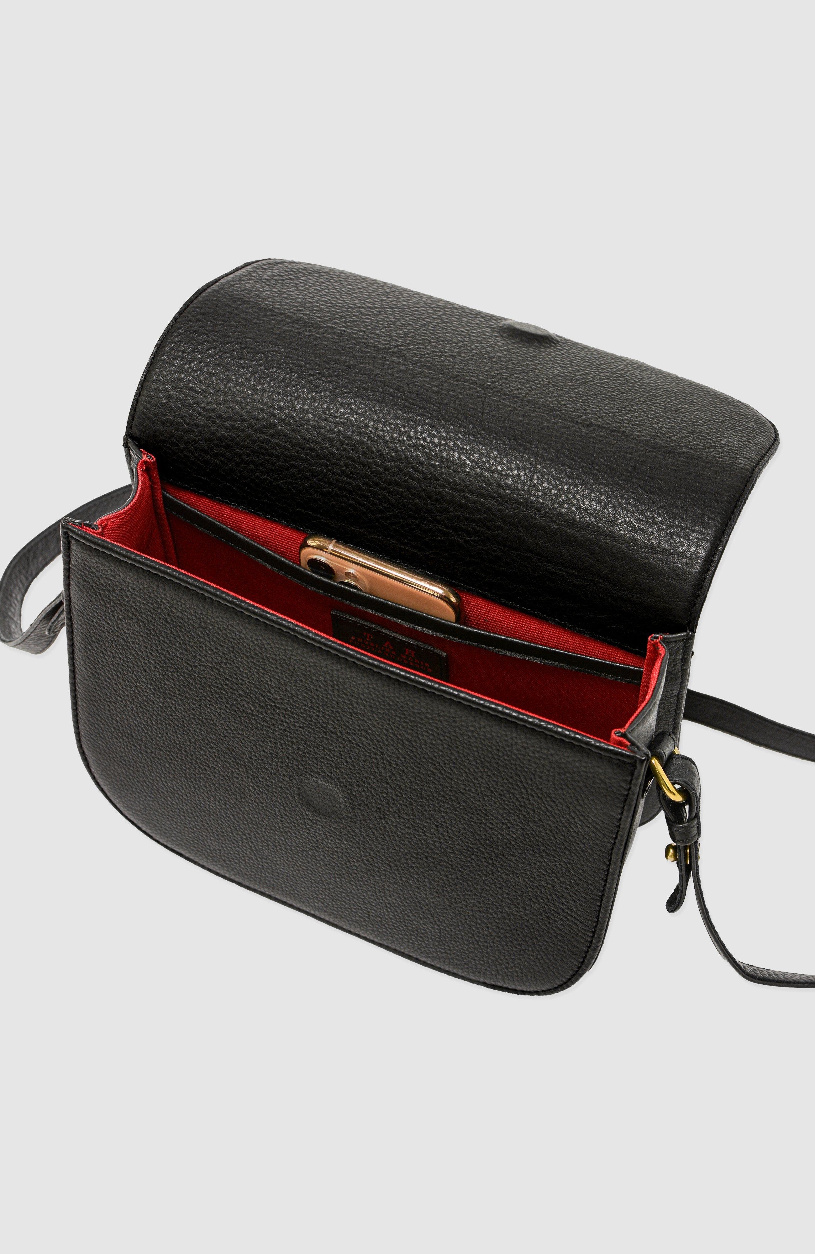 TAH Camila Saddle Bag, Alternate, color, Black