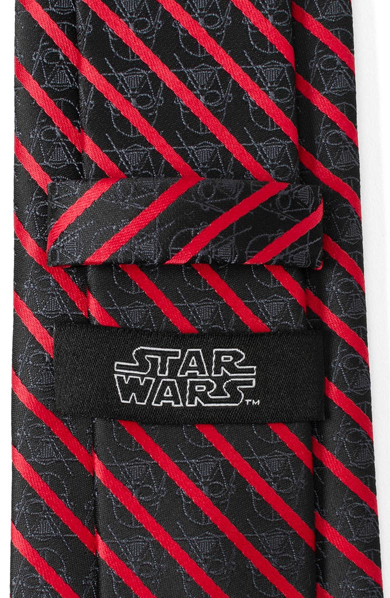 Cufflinks, Inc. x Star Wars<sup>™</sup> Vader Stripe Silk Blend Tie, Alternate, color, Black