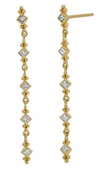 Bony Levy Mykonos Diamond Linear Drop Earrings