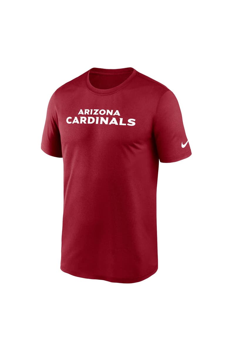 Nike Men's Nike Cardinal Arizona Cardinals Primetime Legend Wordmark Performance T-Shirt, Alternate, color, Cardinal