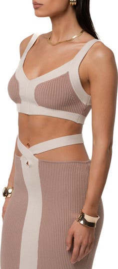 Coastal Drift Crop Top & Skirt Set