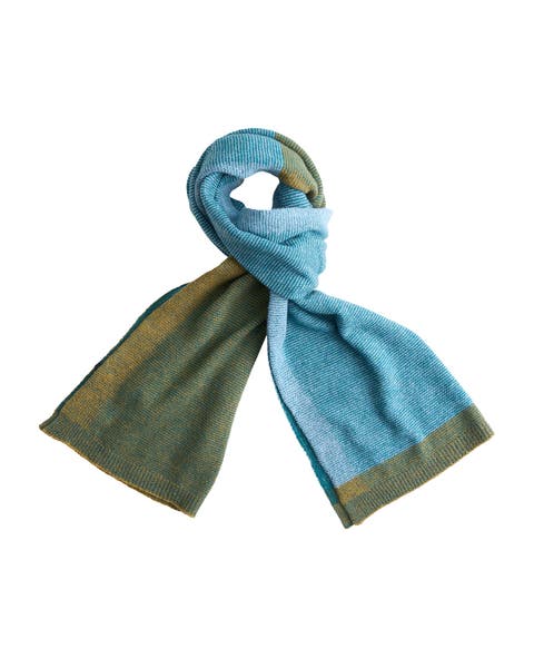 Cashmere Merino Ultra-Soft Marled Knit Scarf