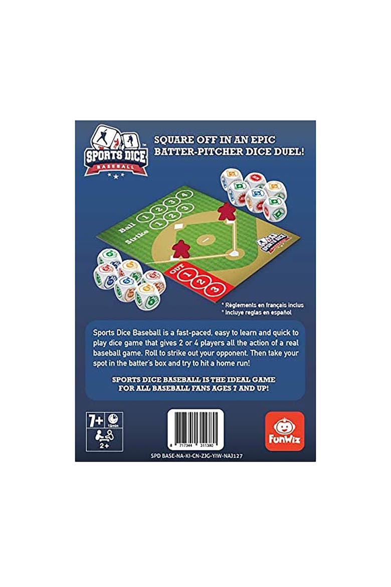 Sports Dice, Baseball Roll it out of the Park, Alternate, color, Multicolored