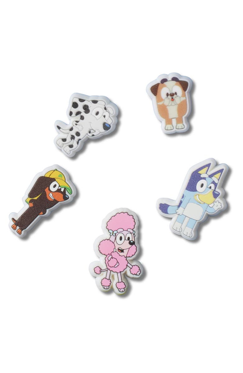 CROCS Bluey 5-Pack Jibbitz Shoe Charms, Alternate, color, Multi