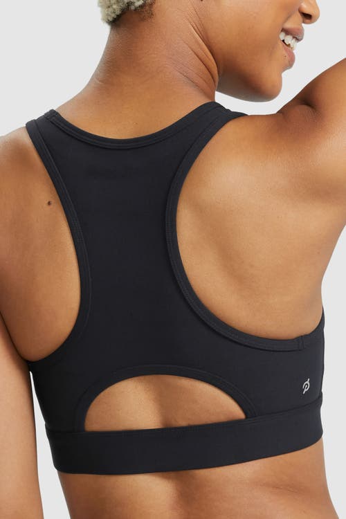 Peloton Cadent High Neck Racerback Bra In Black