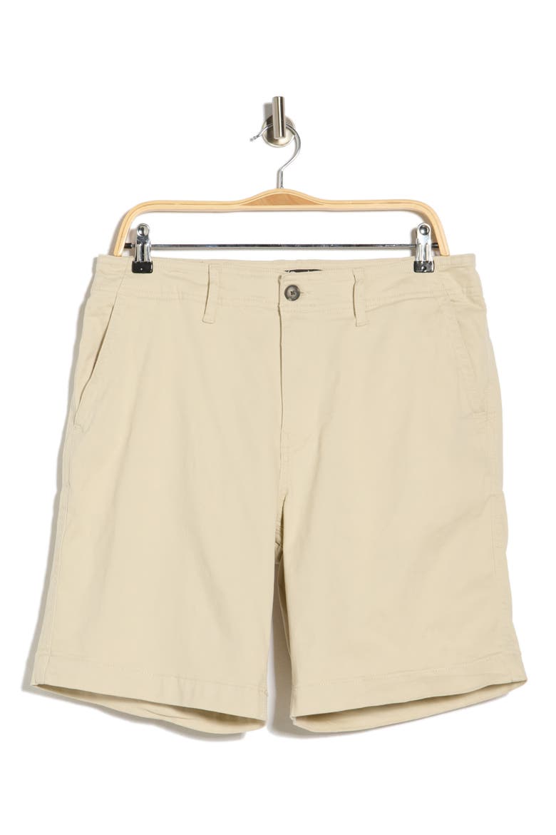 Stretch Cotton Sateen Chino Shorts, Alternate, color, MOONSTRUCK