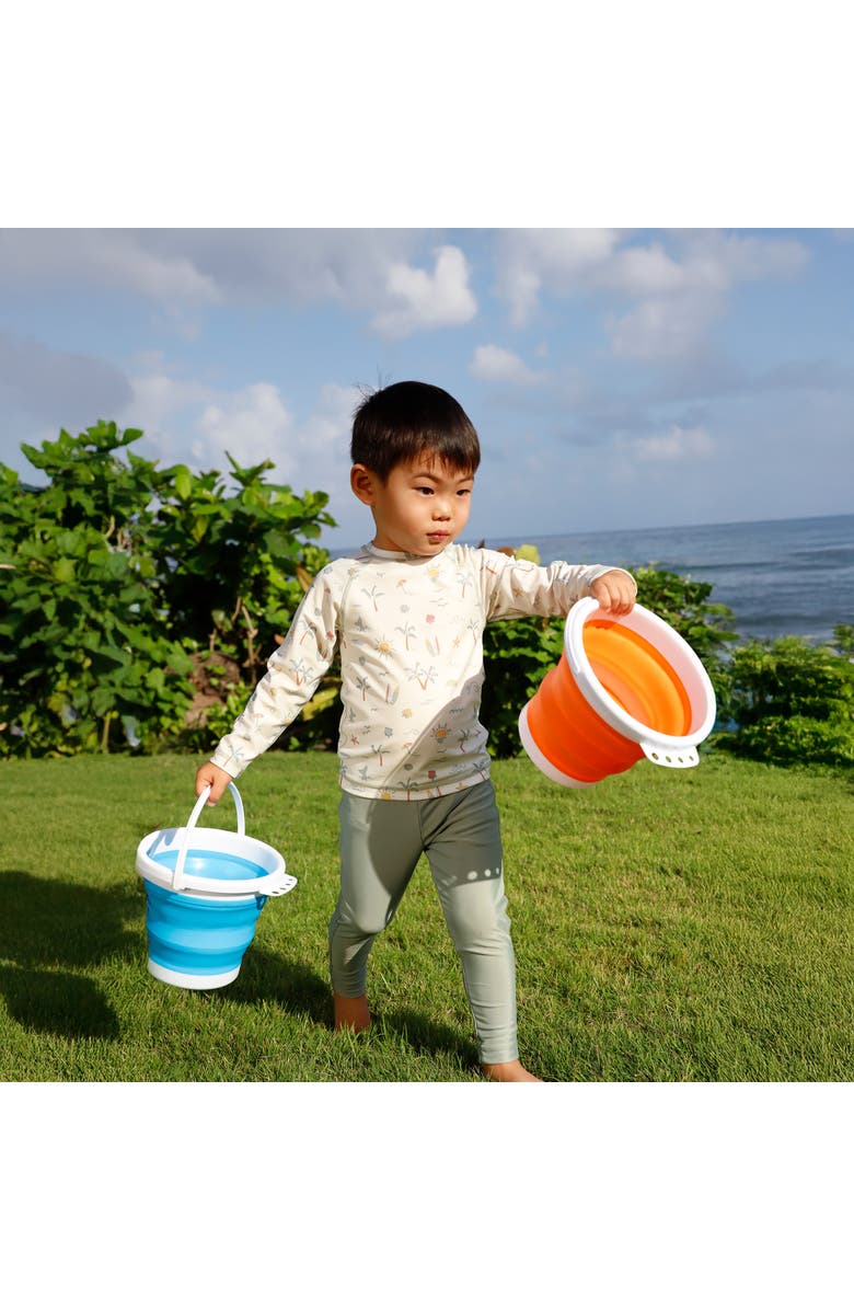 UV Skinz Long Sleeve Crew Sunny Swim Shirt, Alternate, color, Tropical Trip