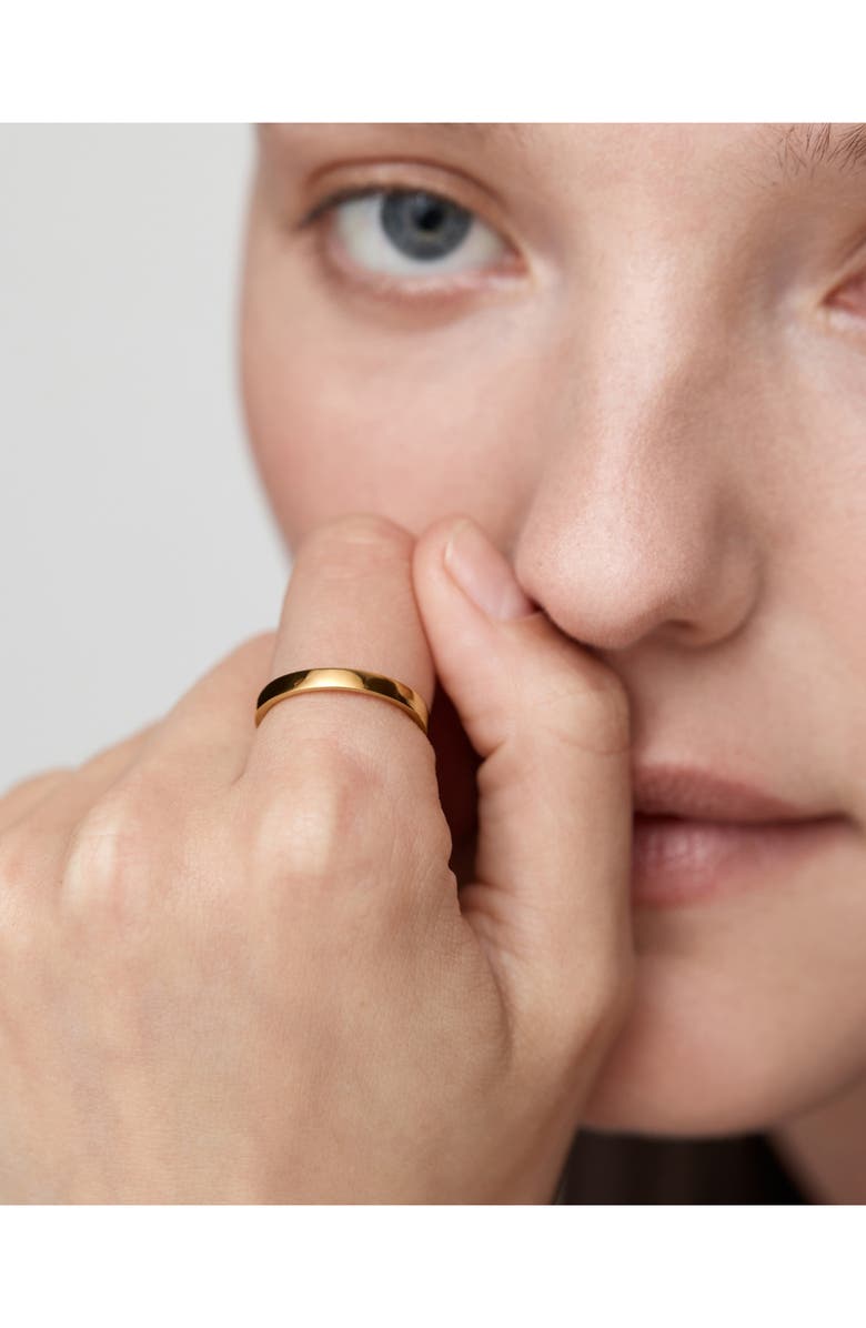 Monica Vinader Essential Stacking Ring, Alternate, color, 18K Gold Vermeil