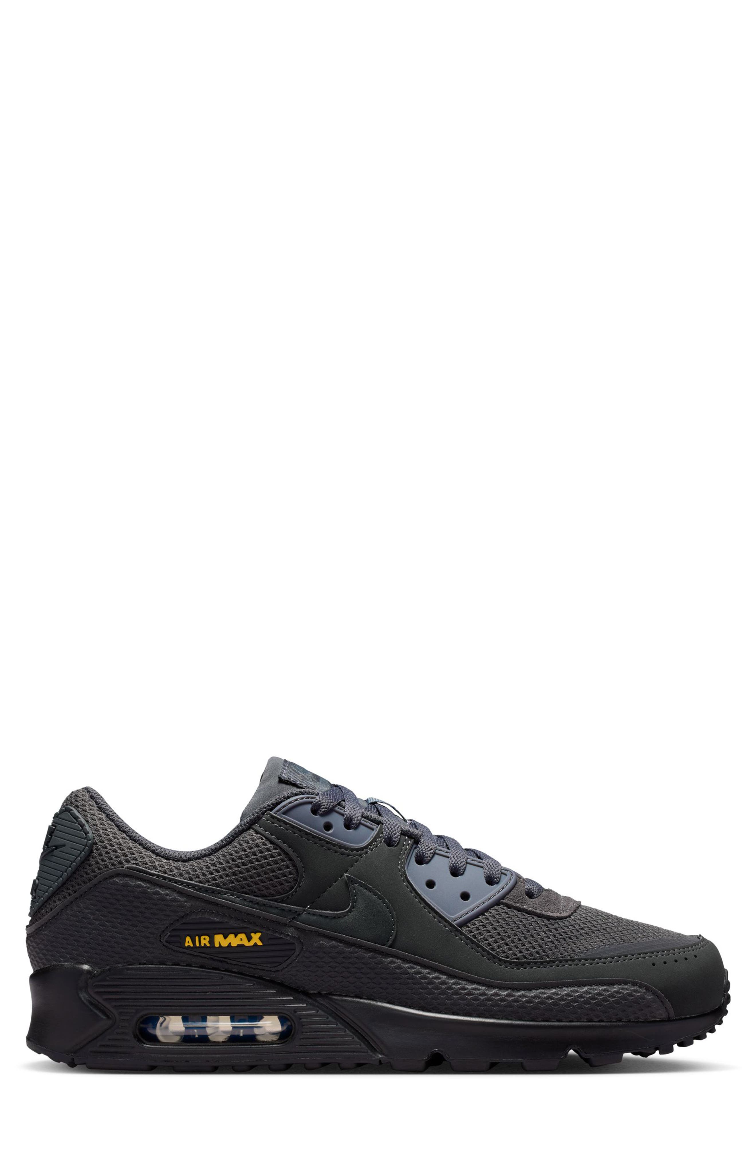 Air Max 90 PRM Sneaker, Alternate, color, ANTHRACITE/ DARK SMOKE GREY