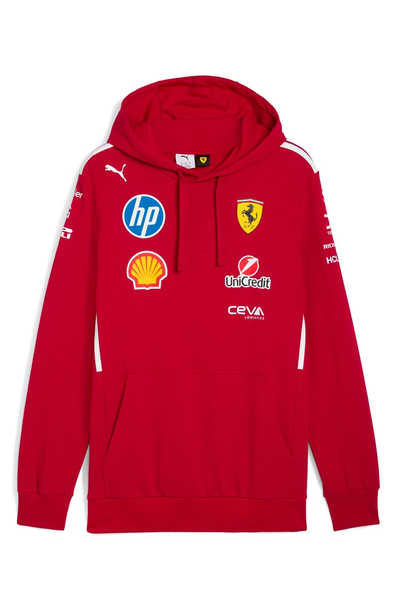 PUMA x 2025 Scuderia Ferrari HP Driver Hoodie, Alternate, color, Dark Cherry