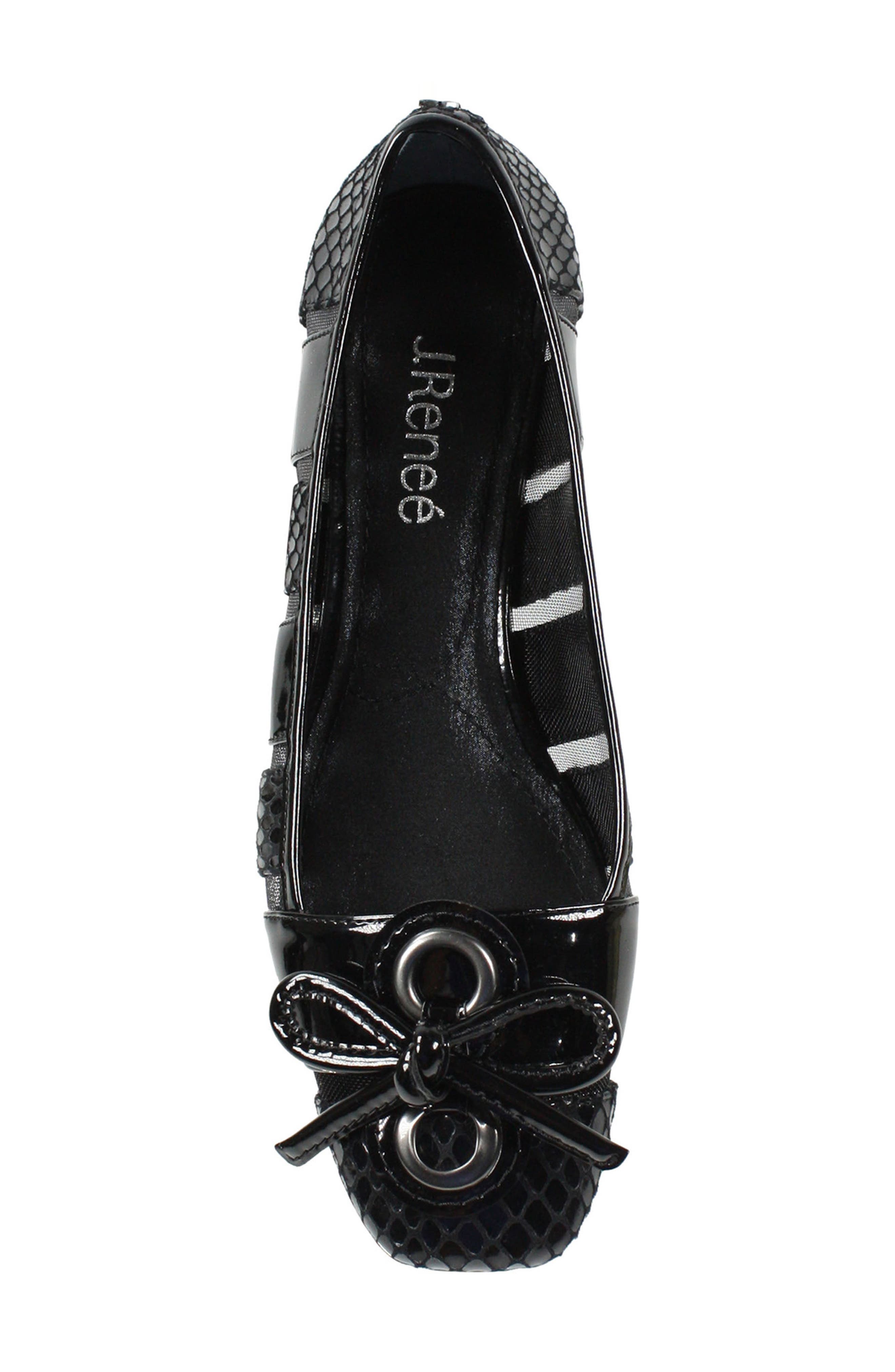 'Edie' Skimmer Flat, Alternate, color, BLACK SNAKE PRINT MULTI
