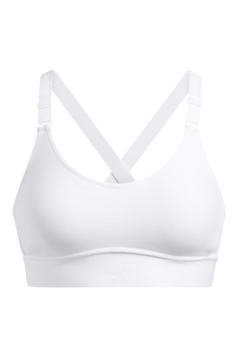 Infinity Mid 2.0 Sports Bra, Alternate, color, WHITE / / WHITE