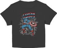 Marvel Junior's Captain Comic Stamp Short Sleeve Baby T-Shirt