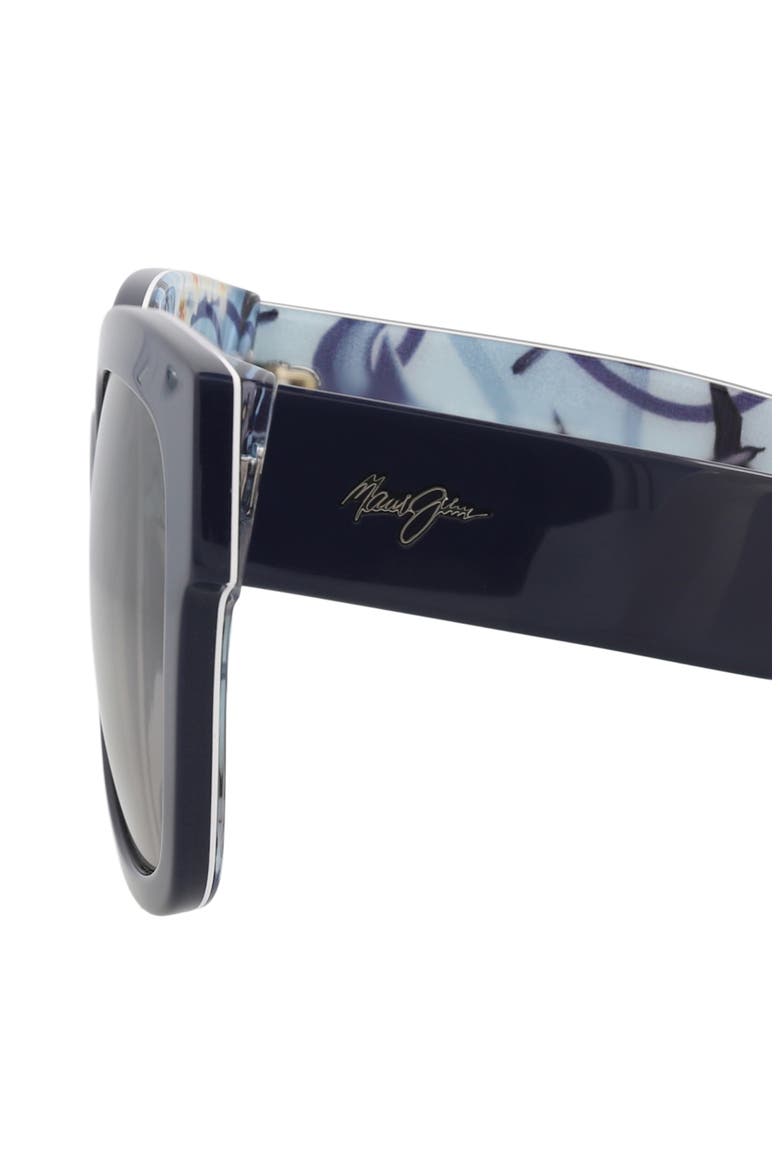 54mm Square Sunglasses, Alternate, color, NAVY NAVY GREY