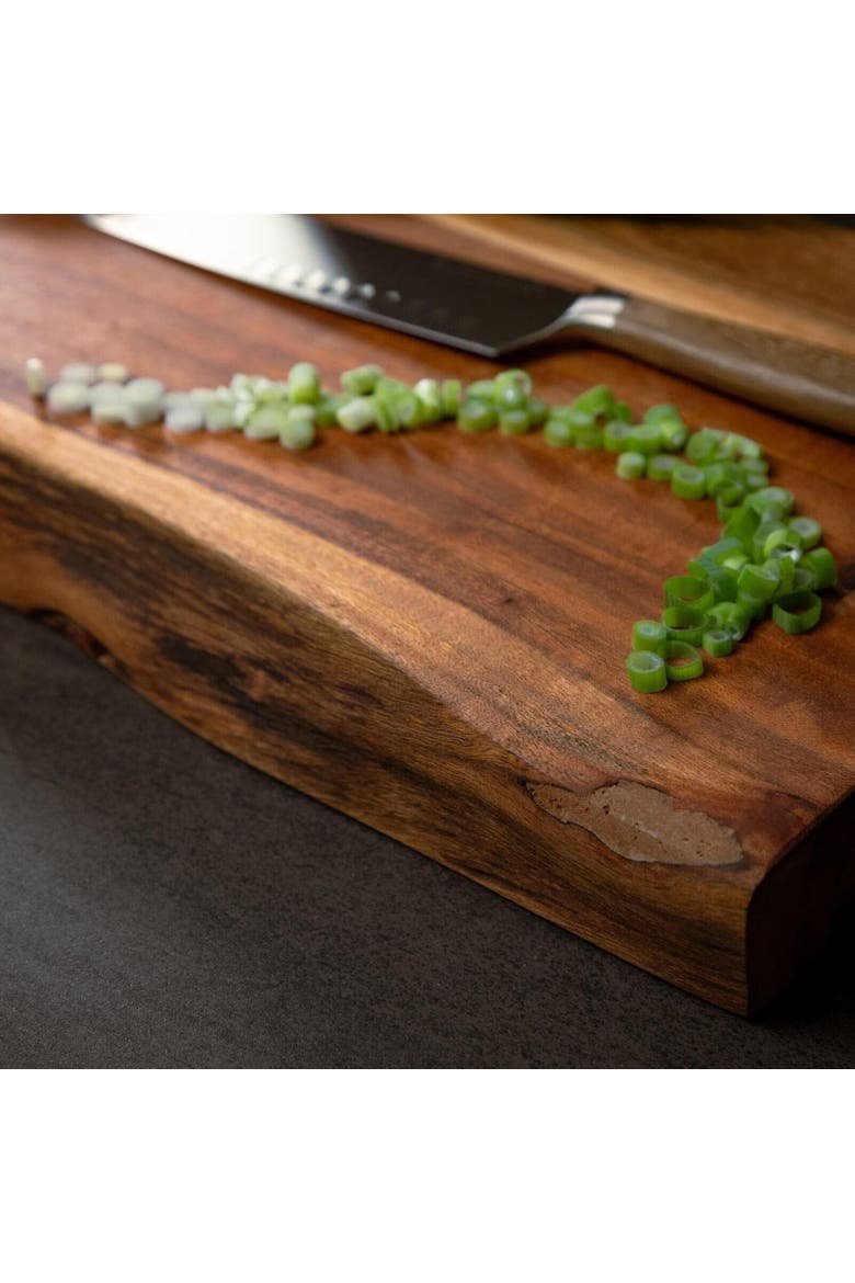 Chopping Board Made of Acacia Wood, Alternate, color, Brown