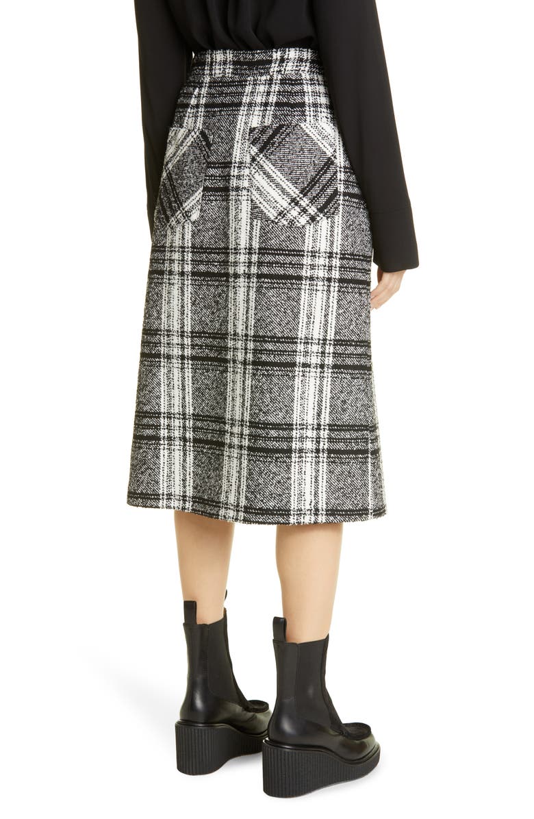 Baum und Pferdgarten Windowpane Plaid Skirt, Alternate, color, 
