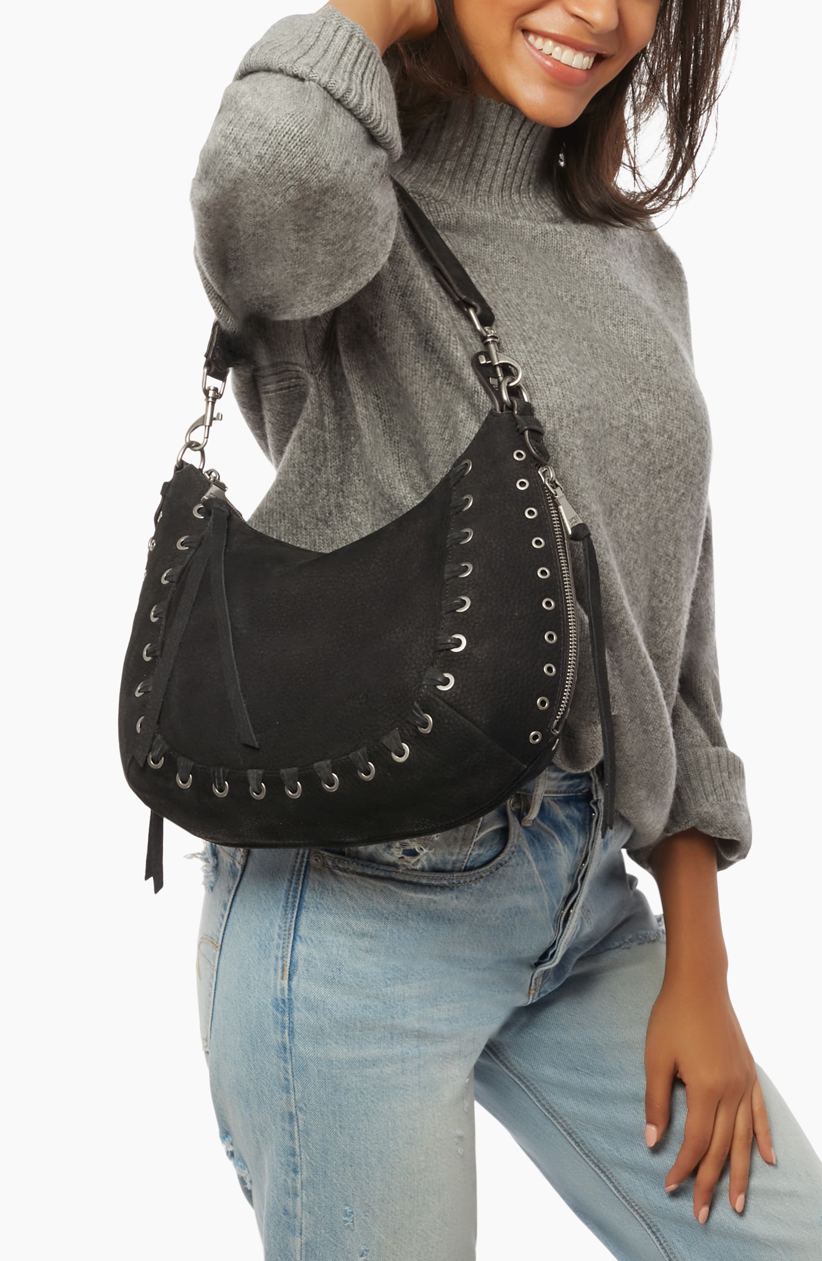 Aimee Kestenberg Austin Vibes Convertible Hobo Bag, Alternate, color, 