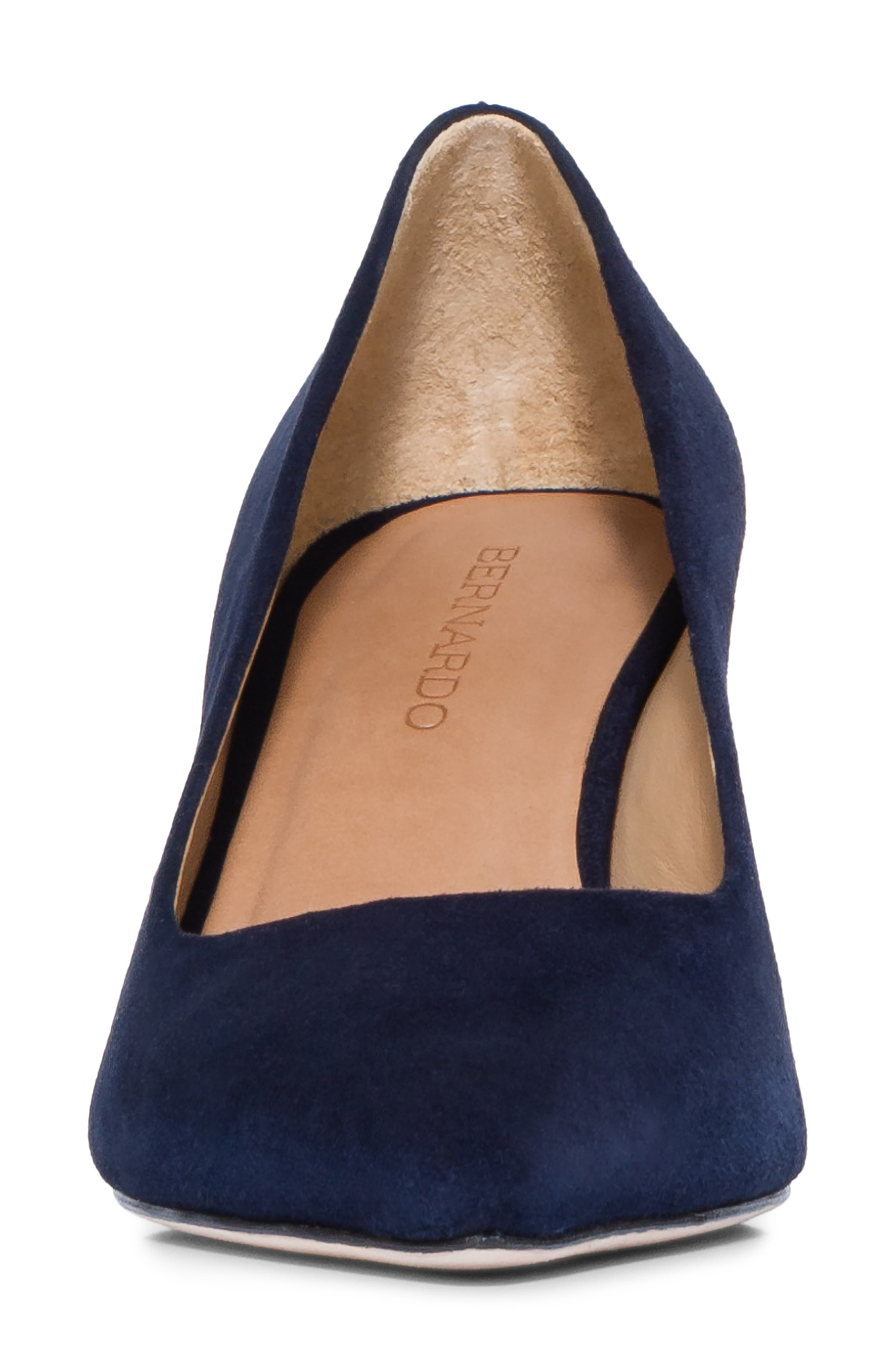 Giselle Pump, Alternate, color, DARK NAVY KID SUEDE