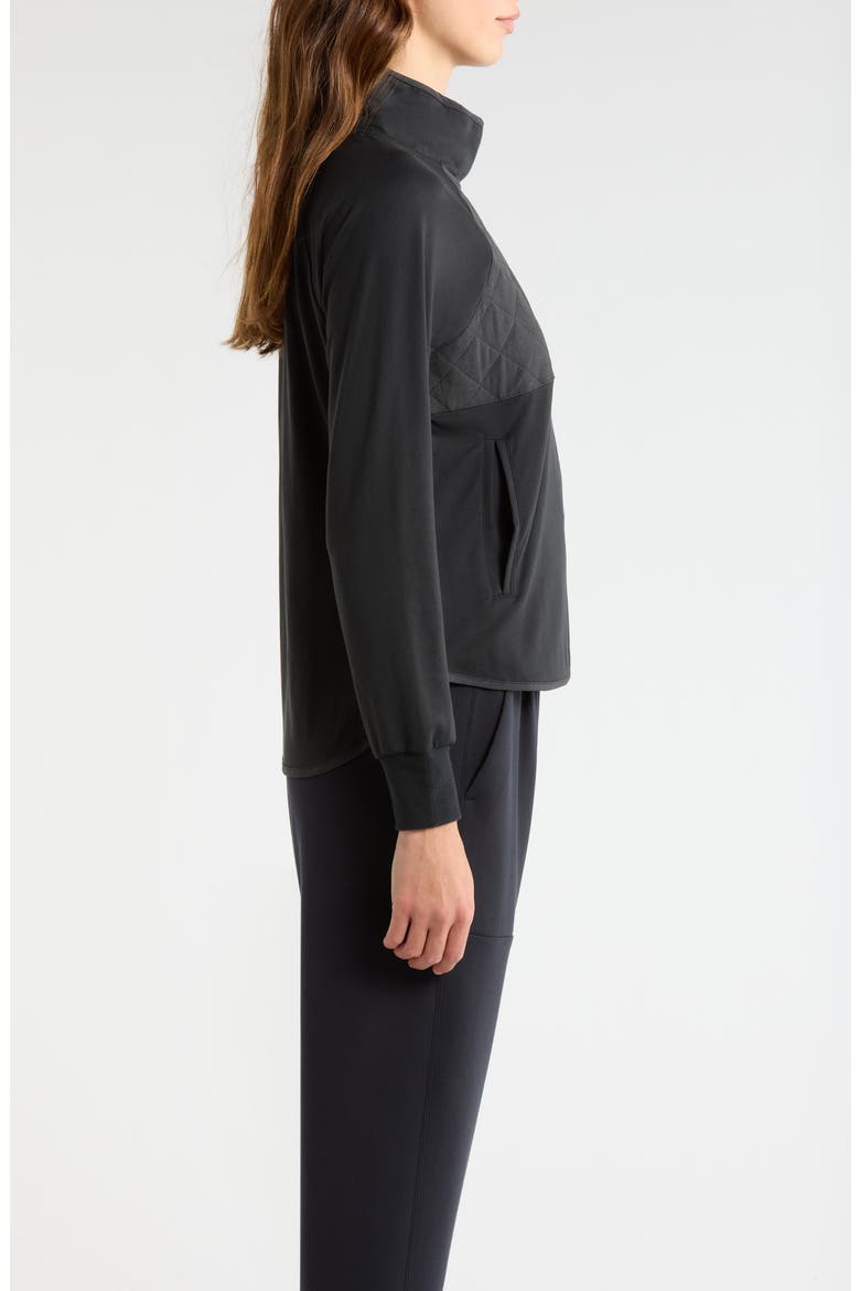 Ellis Colorblock Pullover, Alternate, color, BLACK
