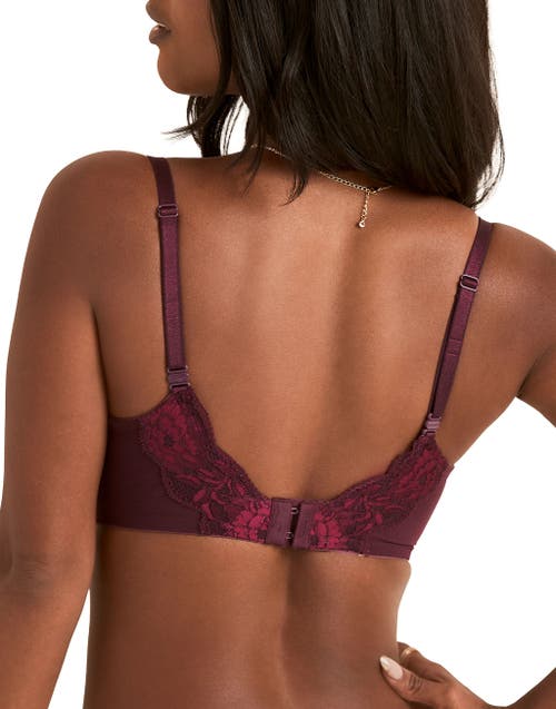 Adore Me Jaya Push Up Plunge Bra In Purple