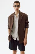 H&M Relaxed-fit linen-blend shorts