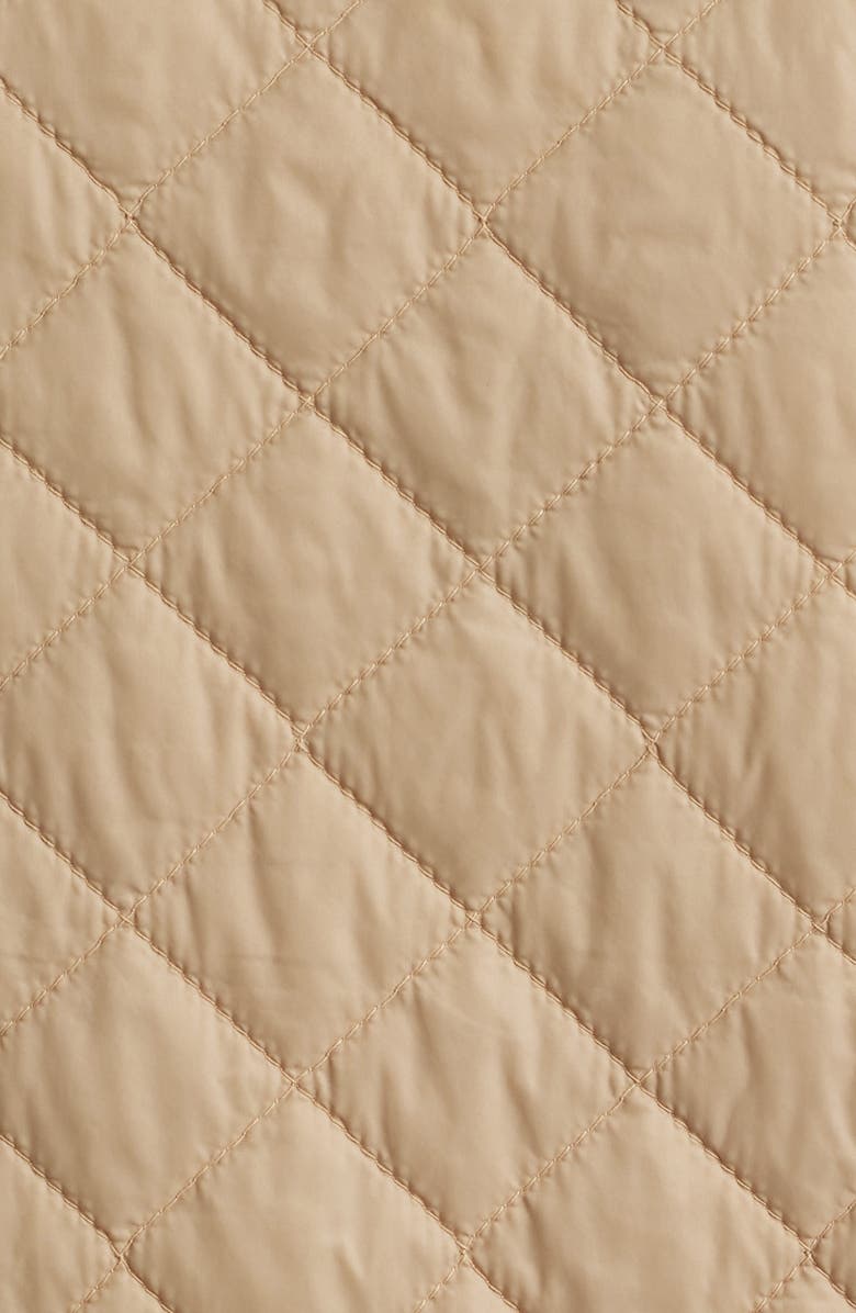 Eileen Fisher V-Neck Quilted Vest, Alternate, color, Biscuit