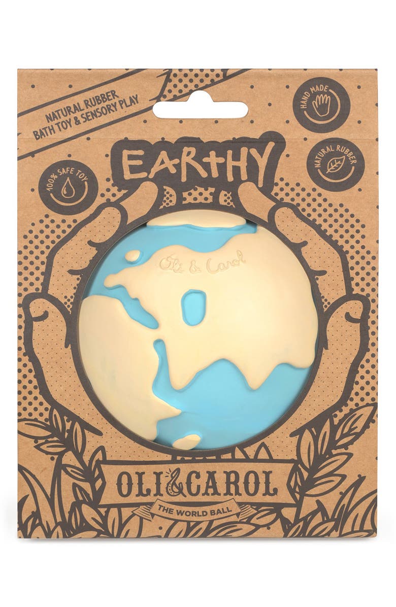 Oli&Carol Oli & Carol Earthy the World Ball Bath Toy, Main, color,
