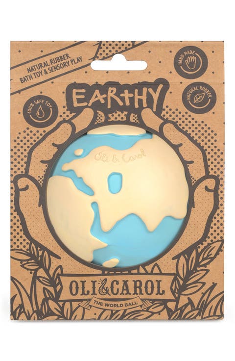Oli & Carol Earthy the World Ball Bath Toy