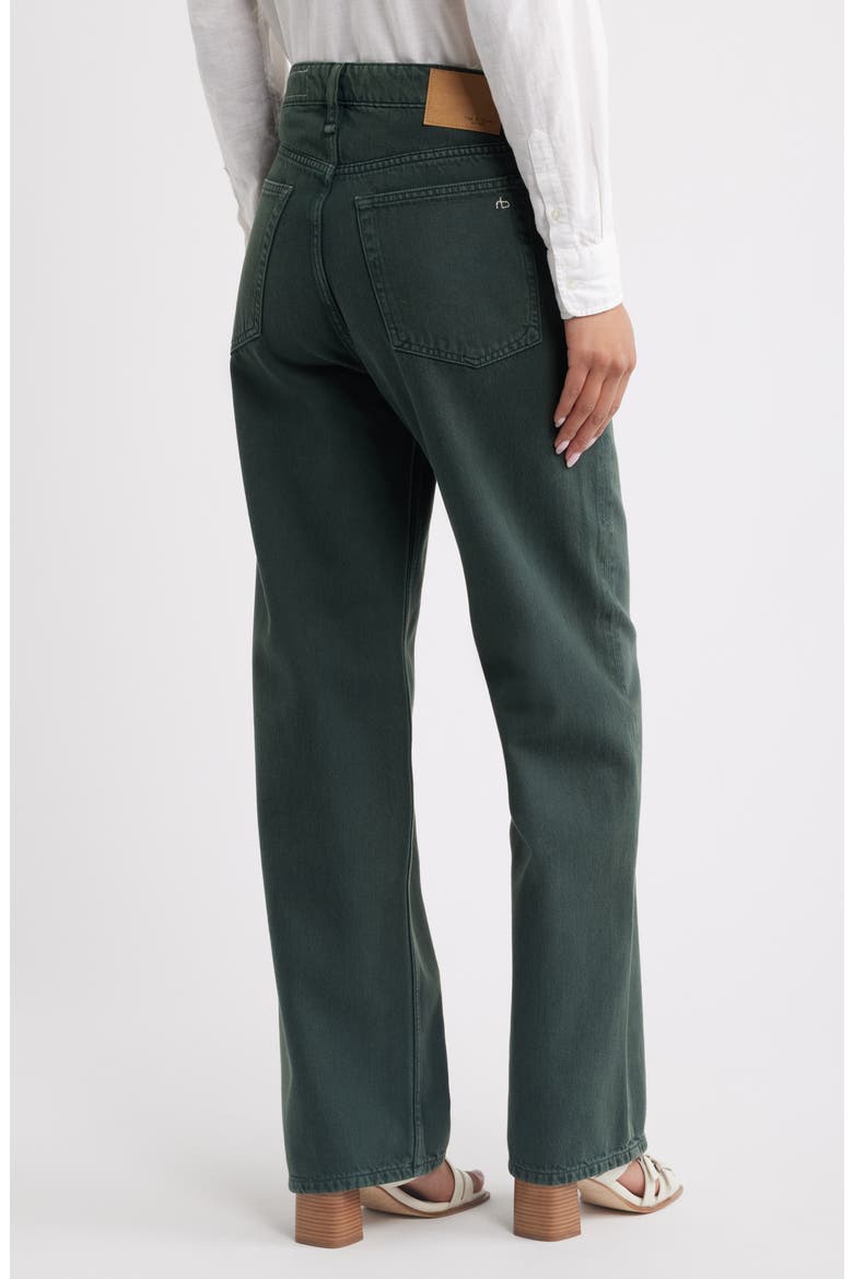 Logan Wide Leg Jeans, Alternate, color, GREENSTONE