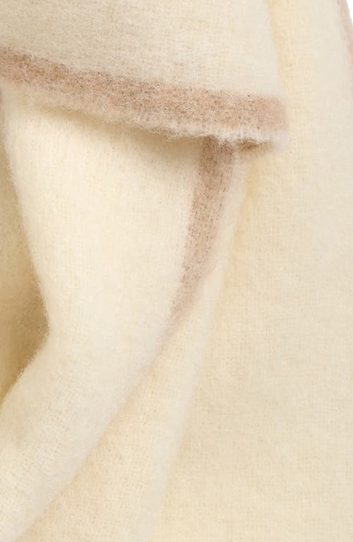 Acne Studios Valley Fringe Scarf In Neutral