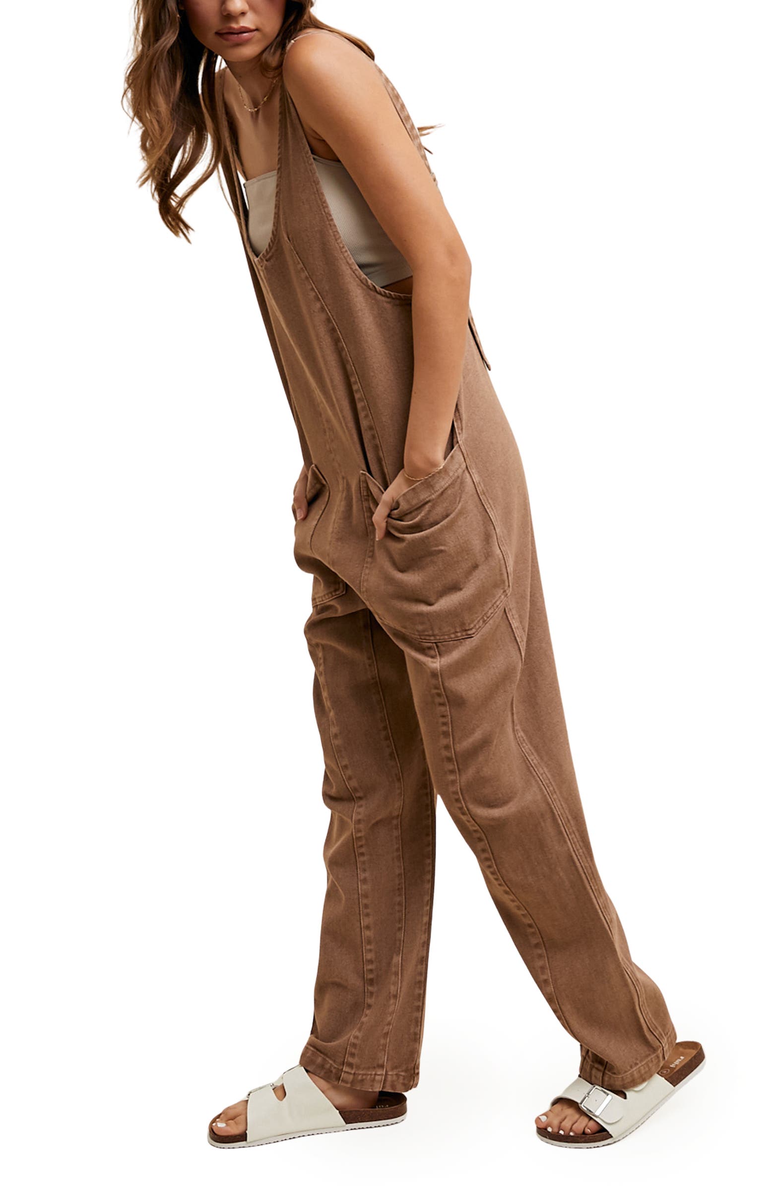 WISHLIST Cotton Denim Overalls | Nordstromrack