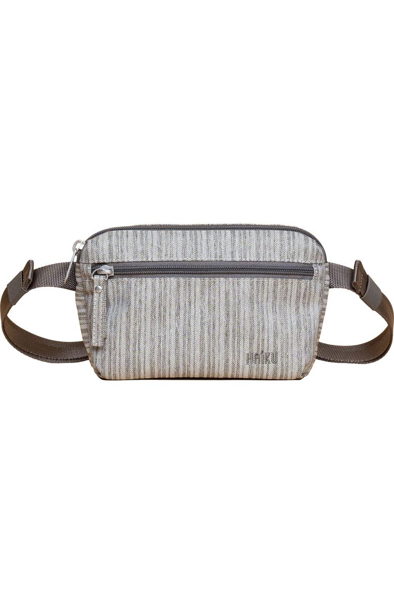 HAIKU Hopper waistpack or crossbody sling, Main, color, Gray Poplar