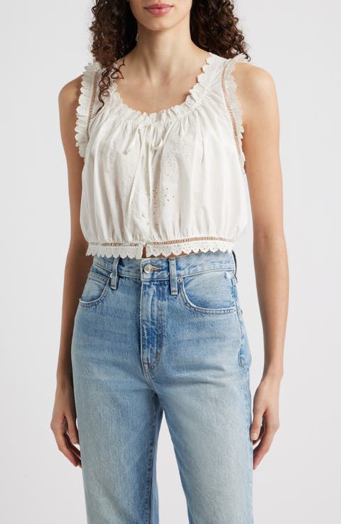 Traveler Embroidered Crop Top