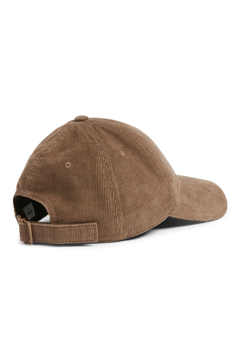 Corduroy Baseball Cap, Alternate, color, KHAKI/ GOLD