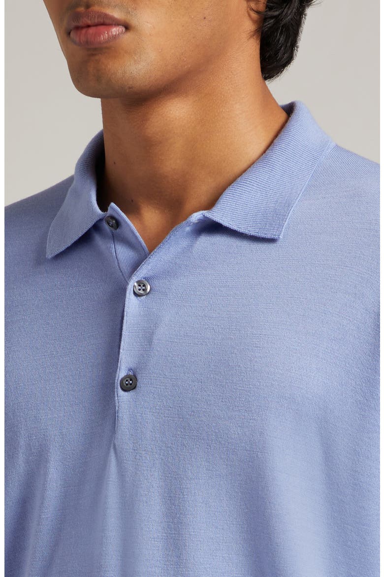 Cotswold Wool Polo Sweater, Alternate, color, WINTER VIOLET
