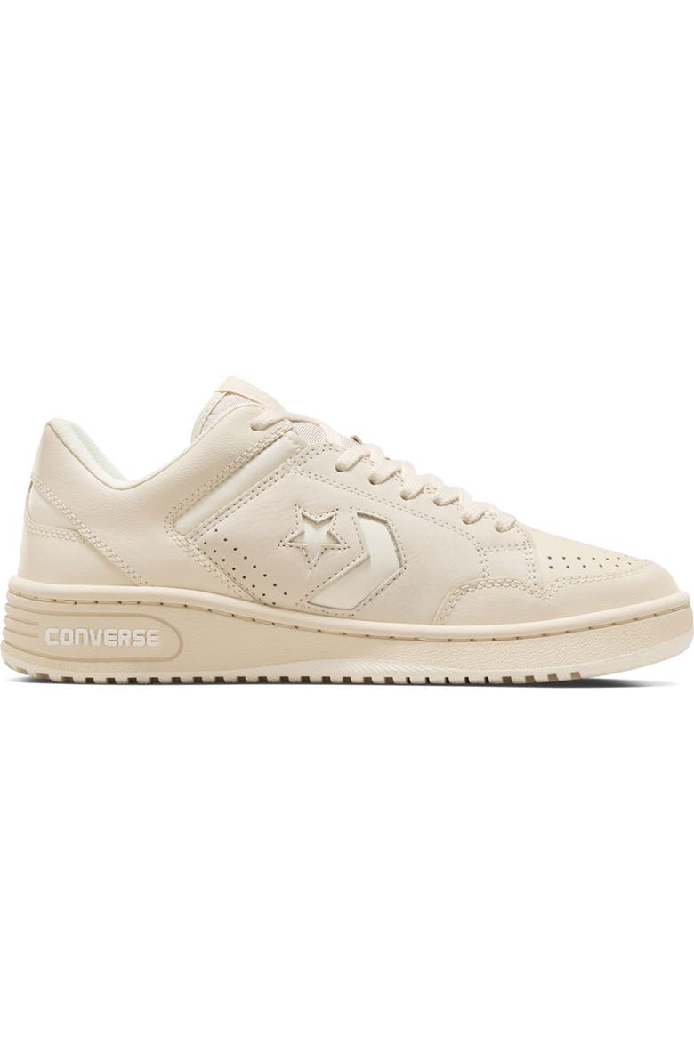 Converse Weapon Ox Low Top Sneaker, Alternate, color, Light Dune/ Egret/ Egret