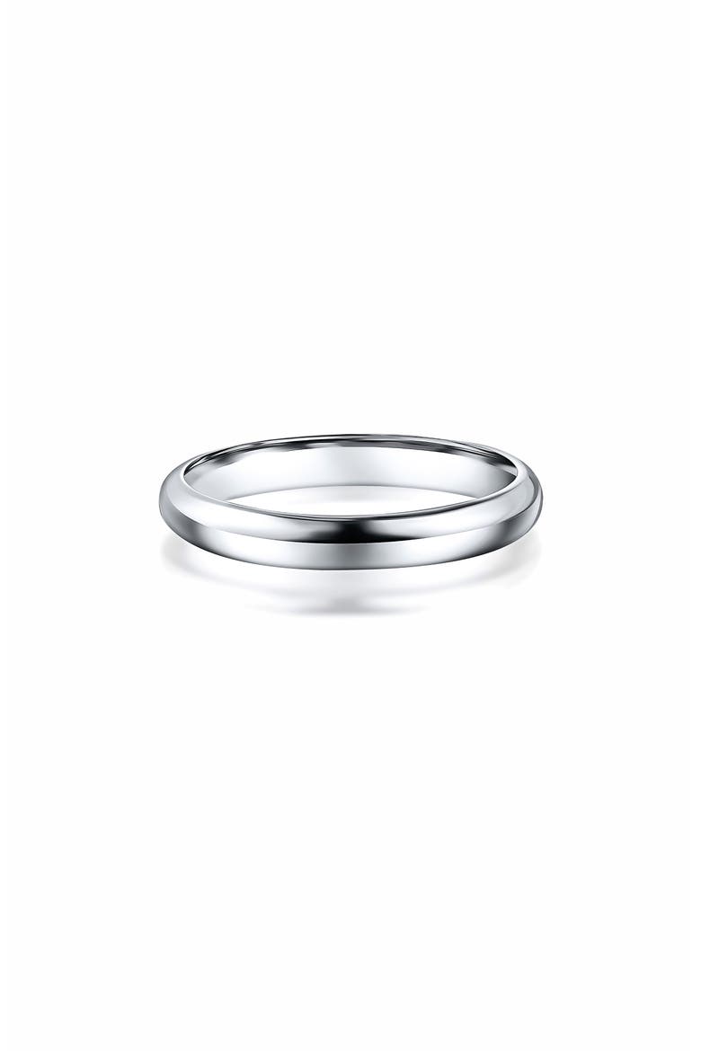 Sterling Silver Dome Band Ring, Main, color, SILVER
