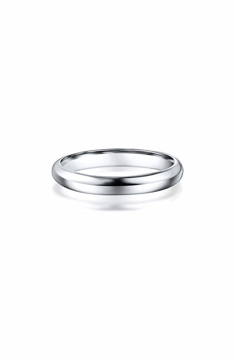 Sterling Silver Dome Band Ring