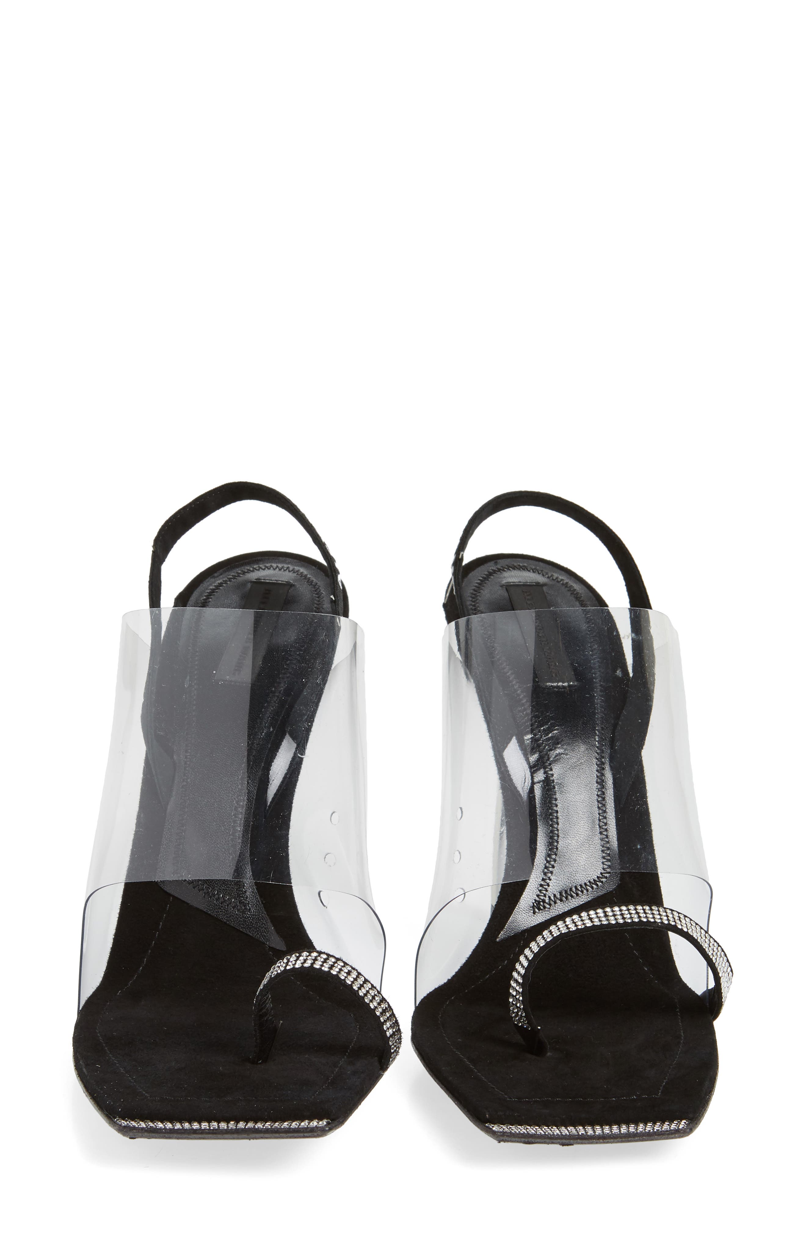 Alexander Wang Clear Shield Sandal, Alternate, color, 