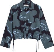 Marimekko Pulssi Kuksta Kukan Cropped Zip Shirt