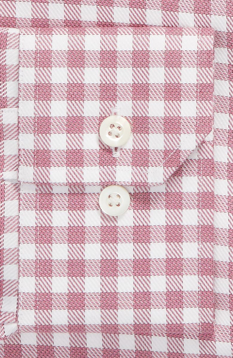 Bonobos Trim Fit Check Dress Shirt, Alternate, color, 