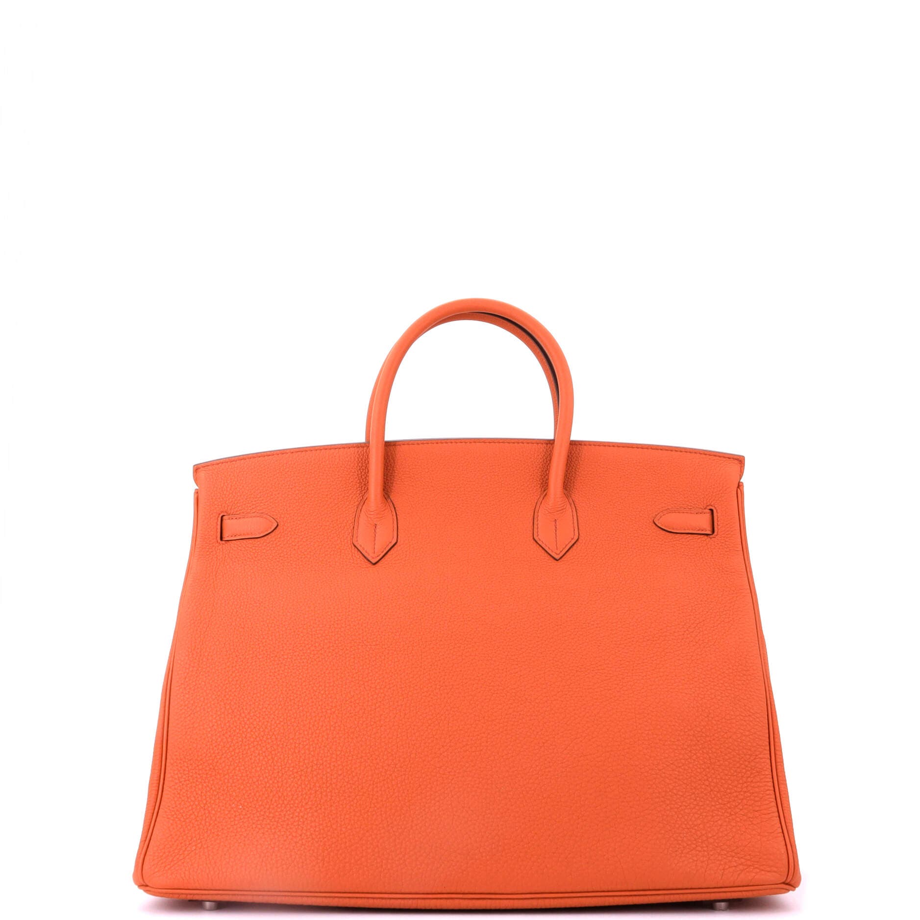 Pre-Owned Hermes Birkin Handbag Orange Togo with Palladium Hardware 40, Alternate, color, Terre Battue