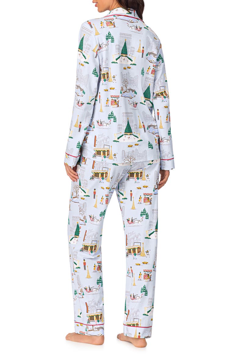 Print Jersey Pajamas, Alternate, color, HOLIDAY IN THE CITY